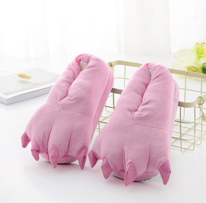 Chaussons en fourrure douce en forme de <span class=keywords><strong>patte</strong></span> <span class=keywords><strong>d</strong></span>'<span class=keywords><strong>ours</strong></span> grizzly pour Halloween, pour hommes et femmes, pieds nus, chauds, automne, intérieur/extérieur, pour cosplay - Product Image 4