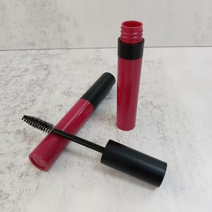 Empty ABS/PETG/AS <b>Plastic</b> Mascara <b>Tube</b> with Screw Cap Red Body & Black Lid 5ml Cosmetic Packaging for Eyelash Makeup - Product Image 6