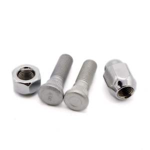 Camion lourd de haute qualité antivol titane voiture jante boulon plat tête ronde goujons entretoise de roue boulons - Product Image 4