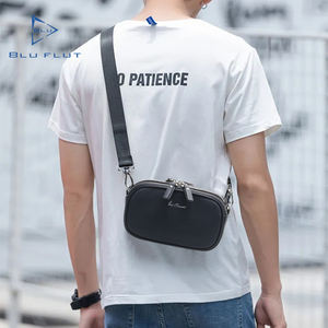 Bolsos cruzados pequeños de cuero genuino para hombre Bal Manent, bolso bandolera de cuero vacuno personalizado, bolsos mensajeros personalizados - Product Image 5