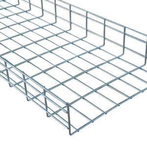 औद्योगिक केबल प्रबंधन के लिए 304/316 स्टेनलेस स्टील तार जाल केबल ट्रे आग प्रतिरोध - Product Image 1
