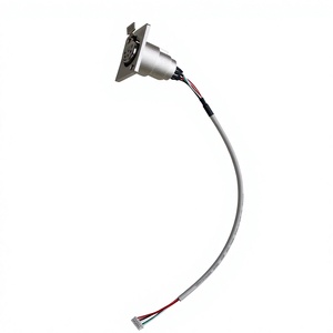 Ensemble XLR blindé RF à 4 broches avec contacts dorés pour casque d'aviation - Product Image 1