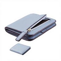 Dompet Kulit PU Anti RFID untuk Wanita dengan Kancing Penutup, Cocok untuk Penggunaan Sehari-hari & Aktivitas Luar Ruangan