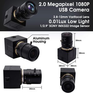 Cámara de Seguridad USB ELP Full HD 1080p H.264 con Baja Iluminación y Lente Zoom Varifocal de 2.8-12mm para Videoconferencias - Product Image 2