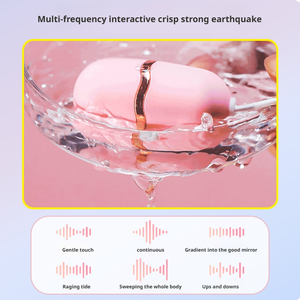 卵形の小さな殻のための12段階の制御メカニズム愛らしいデザインの振動卵セクシーなジャンプ卵 - Product Image 4