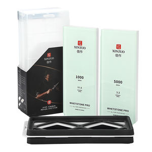 Xinzuo בסיס <span class=keywords><strong>whetstone</strong></span> # סכין חידוד לבן חצץ סט אבן 1000/5000 - Product Image 1