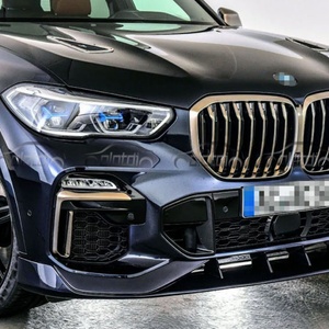 Carbon Sword Front Lip Bumper Chin Spoiler Winglet <b>Splitter</b> for BMW G05 X5 M Sport 2019+ - Product Image 4