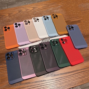 Funda Protectora de Malla Transpirable para iPhone 14 Plus 11 12 13, Carcasa de PC con Cristal para Lente, Compatible con 15 Pro Max 16 17 - Product Image 1