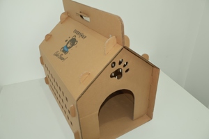 เตียงสัตว์เลี้ยงกระดาษลูกฟูกสำหรับแมวและสุนัข - Product Image 2