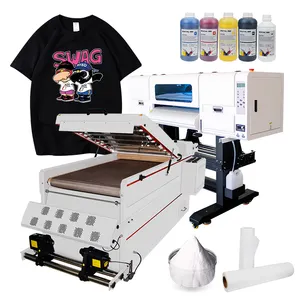 2022 hot machine Digital Small Textile A1 Size DTF Film Printer Powder Shaker and Dryer 60cm