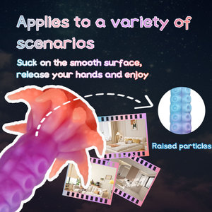 ดิ๊กโด้ซิลิโคนรูปหนวดปลาหมึกเรืองแสงยาวพิเศษ ปลั๊กทวารหนัก ของเล่นผู้ใหญ่สำหรับผู้หญิง ผู้ชาย และเกย์ - Product Image 4