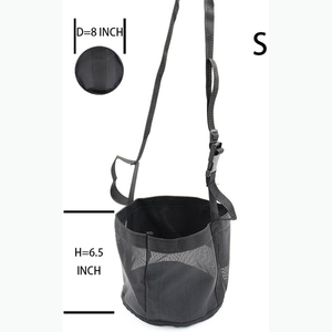 Échantillon gratuit Sac d'alimentation pour chevaux, sac d'alimentation en grain en maille de nylon robuste, sangle réglable avec fermoir durable et sangles élastiques - Product Image 3