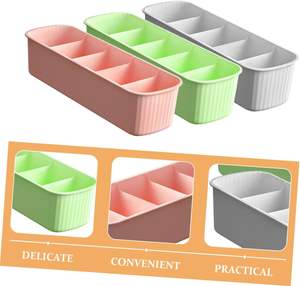 Boîtes de rangement en gros pour chaussettes et sous-vêtements avec couvercle pour tiroirs et placards - Product Image 4