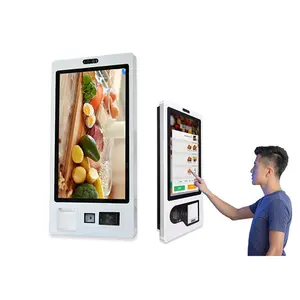 Crtly Android / Windows Retail Automated Self Order Payment Terminal Kiosk Self Checkout Kiosk Supermarket