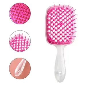 High Quality Grid Hair Brush Barber Massage Comb Customized Vent Detangling Hair Brush Wholesale