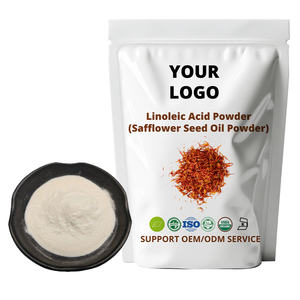 Poudre d'acide linoléique à 50 % issue d'huile de graines de carthame <span class=keywords><strong>pour</strong></span> adultes – Ingrédient de complément alimentaire – Poudre lipidique végétale standardisée - Product Image 2