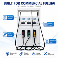 Distributeur de carburant à 6 buses et 3 produits, pompe à essence et diesel pour station-service, équipement de remplissage