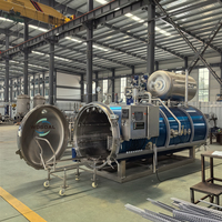 Autoclave commercial de stérilisateur de nourriture de poche de machine de pasteurisation de cornue de machines de traitement des aliments