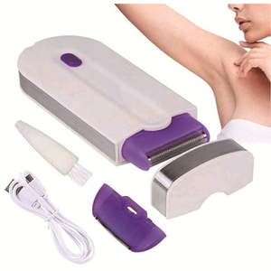 Depiladora Rotativa USB para el Hogar, Depiladora Silky Eraser para una Depilación sin Dolor - para Cualquier Parte del Cuerpo - Product Image 1