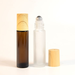Custom Morandi 10ml di alluminio smerigliato Roll-On bottiglia di profumo stampa a caldo con pompa Sayer per olio Roll-On Logo in malesia - Product Image 6