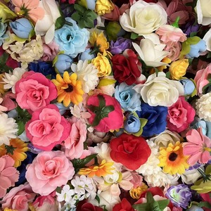 ชุดดอกไม้ประดิษฐ์สีแดงสด ผ้า DIY อุปกรณ์ตกแต่งเครื่องประดับ สำหรับเครื่องประดับศีรษะฮั่นฝู ของตกแต่งงานแต่งงาน ของตกแต่งบ้าน - Product Image 3