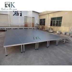 Événement de plate-forme de l'étape extérieure 4ft * 8ft installent rapidement quatre étapes de jambes - Product Image 2