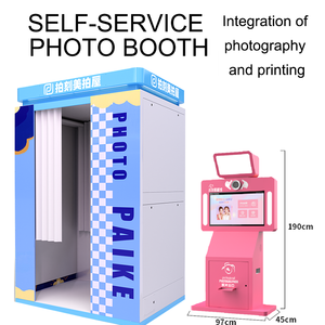 Customizable Portable Selfie Station Kiosk Photo Booth Vending Machine with Coin Pusher Customizable Enclosure - Product Image 3