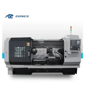 DONGS Heavy Duty CNC Machine Máquina de metal horizontal Cama plana Torno CNC CK6180