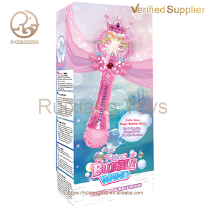 Varita Mágica de Burbujas con Luz LED, Juguete de Varita de Hadas para Niñas, Varita de Burbujas Mágica de Princesa, Varita de Burbujas Divertida para Niños con Luz para Exteriores - Product Image 6