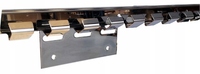 Support de rideau à bande en PVC ultra résistant |   Support de montage à installation rapide compatible avec tous les types d'accessoires de quincaillerie pour rideaux de porte en PVC