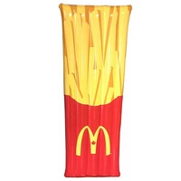 Wholesale Cheap French Fries Cartoon Plastic Inflatable Air Mattress