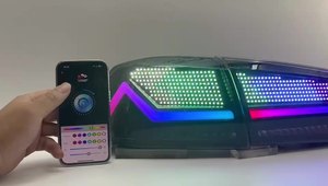 ไฟท้าย LED RGB ดิจิตอลดีไซน์ใหม่ สำหรับ Ex JDM 2008-18 อะไหล่รถยนต์ AY-LT-SL-MTYSDC3 เลนส์ไฟท้าย LED รุ่นใหม่ - Product Image 3