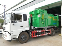 Compacteur de déchets industriels RNKJ, compacteur hydraulique de déchets, compactage haute densité, station de traitement des déchets mobile