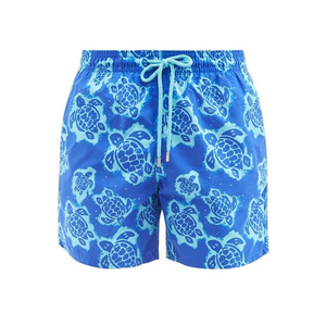 Pantaloncini <span class=keywords><strong>da</strong></span> Spiaggia Personalizzati in Poliestere per Uomo, <span class=keywords><strong>Costume</strong></span> <span class=keywords><strong>da</strong></span> Surf <span class=keywords><strong>con</strong></span> Due Occhielli e Tasca, Shorts <span class=keywords><strong>da</strong></span> Nuoto - Product Image 1