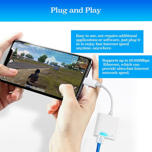 อะแดปเตอร์ USB C เป็นอีเธอร์เน็ตพร้อมฟังก์ชั่นชาร์จ, อะแดปเตอร์ Type-C เป็น RJ45 อีเธอร์เน็ต, อะแดปเตอร์เครือข่าย LAN แบบพกพาที่ใช้พอร์ต USB-C - Product Image 4