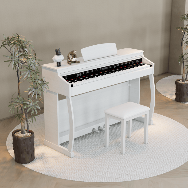 Taburete blanco individual