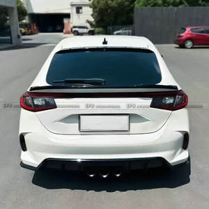 Pare-chocs arrière en matériau PP pour Honda Civic Gen 11 FL1 Type TR (sortie d'échappement centrale, pour hayon) - Product Image 4