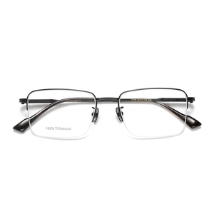 Shenzhen factory new feather titanium ultra-light <b>eyeglass</b> <b>frames</b> Business-grade titanium <b>eyeglass</b> - Product Image 1