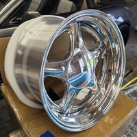 Harga Pabrik Baru Velg Aluminium Alloy 2-Piece 5 Spoke Silver T6061 5x112/120/114.3 Offset 20mm/25mm untuk F30 E46 E90