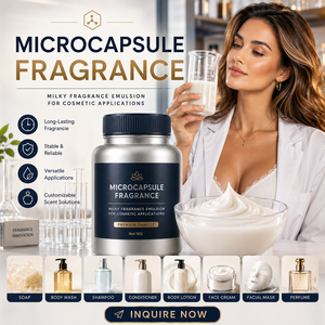 Poudre de parfum microencapsulée en marque blanche pour détergent, adoucissant textile, finition des textiles, soins ménagers, plastique et soins personnels - Product Image 1