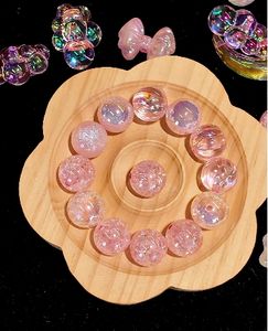 Bolsa de 500g, diseños mixtos DIY, cuentas de pétalos acrílicos y hojas, cuentas de flores sueltas para la fabricación de joyas - Product Image 6