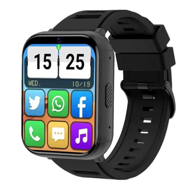 Q668 4G LTE Smart Watch with GPS WiFi Android Ecouteur Heart Rate Monitor 5MP Camera Waterproof-Google Store Reloj Inteligente