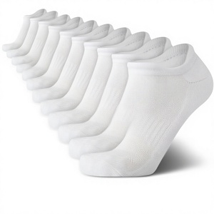 Calcetines Invisibles para Hombre, Paquete de 12, Tejidos, Transpirables, Elásticos, Deportivos, con Forro Invisible, Corte Bajo, Tallas 7-12 - Product Image 3