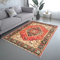 Tapis moderne en velours doux abstrait, à poils longs, épais, antidérapant, en latex, pour salon, chambre à coucher, bureau à domicile, décoration