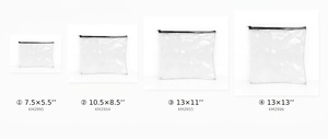 Bolsa de Almacenamiento para Punto de Cruz con Estampado Personalizado, 4 Tamaños, Bolsa Transparente de PVC para Punto de Cruz, Bolsa Transparente de Vinilo para Proyectos - Product Image 6