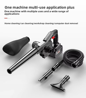 Motor Brushless Lithium-ion Industri DIY Berdaya Tinggi, Peniup Isi Ulang Fungsi Ganda, Pengumpul Debu Mobil Ringkas, Pembersih Udara