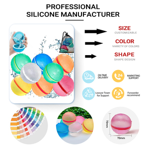 Plage Fun boules d'eau magnétiques Silicone rechargeable <span class=keywords><strong>jeu</strong></span> de <span class=keywords><strong>combat</strong></span> de l'eau jouet de plein air ballons d'eau colorés pour les Promotions - Product Image 3