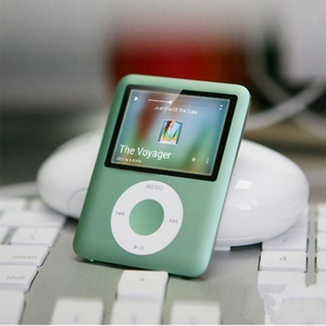 Mini lecteur MP3 avec écran LCD et bouton rotatif, couleur verte, pour écouter de la musique, en alliage d'aluminium - Product Image 1