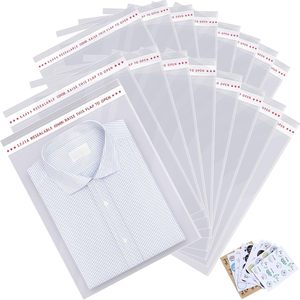 11x14 inches <b>Large</b> Clear Resealable <b>Cellophane</b> <b>Bags</b> for Packaging Products 500ct Plastic Self-sealing Gift <b>Bags</b> - Product Image 1
