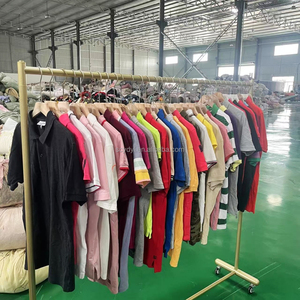 F11 Mode Vêtements d'occasion populaires Prix bas Vente en gros <span class=keywords><strong>Polo</strong></span> Vêtements d'occasion pour hommes et femmes Différents T-shirts de marque - Product Image 3